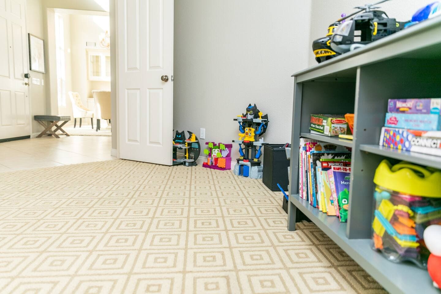 Play room with toys