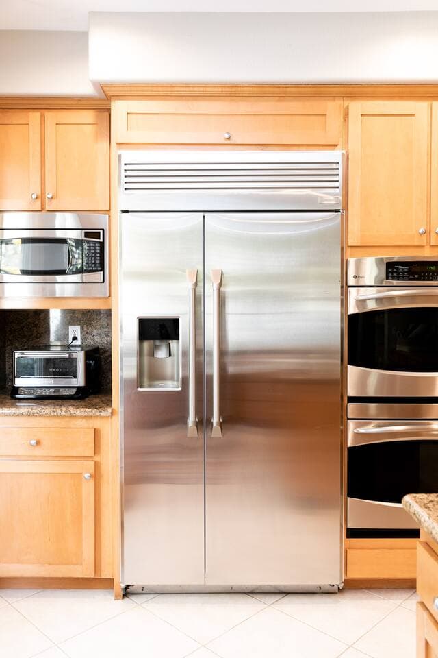 Custom Built In Fridge